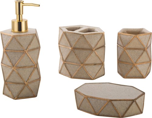 Set di accessori per il bagno in poliresina per la decorazione della casa più venduto