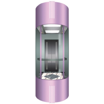 Ascensore decorazione, in acciaio inox singolo tubo corrimano