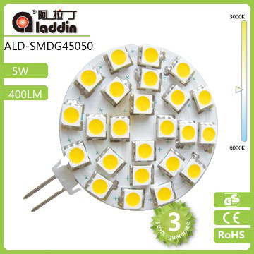 5w 400lm g4 led lamp smd5050