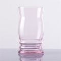 Mundgeblasenes Glas Rosa Set Glaswaren