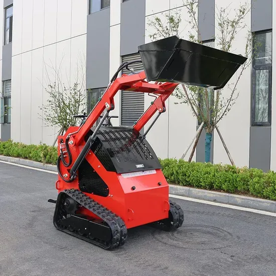 Electric Front Loader T360 Mini Skid Steer Crawler for Sale