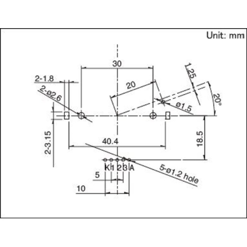 Potensiometer dengan Torsi Pemosisian 50±20mN·m