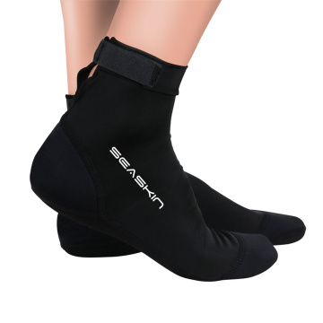 Seaskin Adult Neoprene Scuba Dive Sock With Velcro