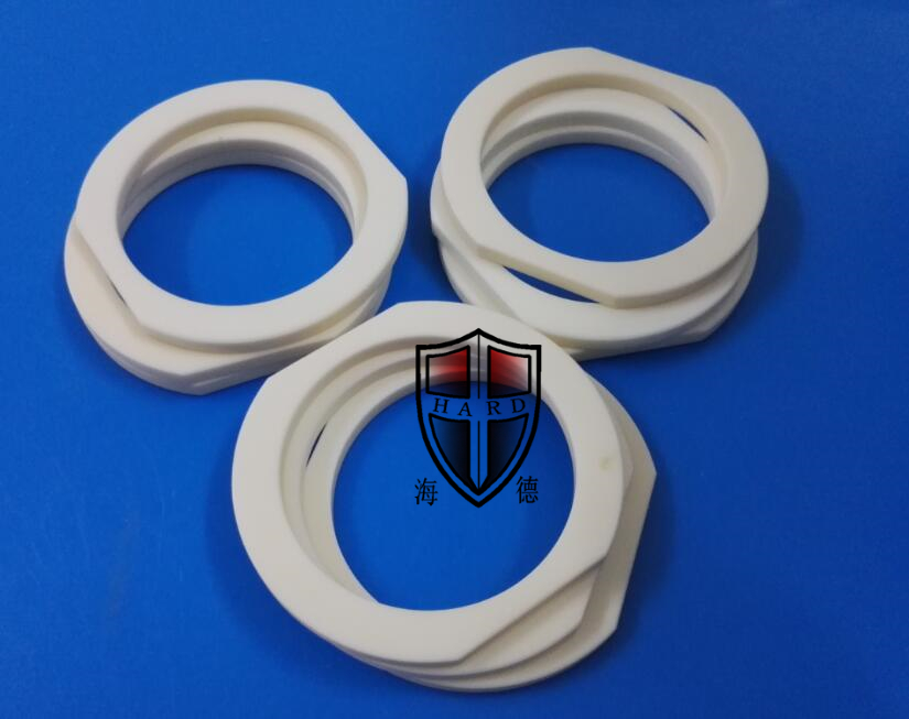 alumina ceramic machining circles rings flanges