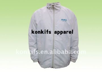 (promotion) mens white jacket ,autum single layer jacket