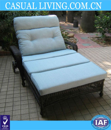 rattan beach lounge / leisure wicker lounge chair