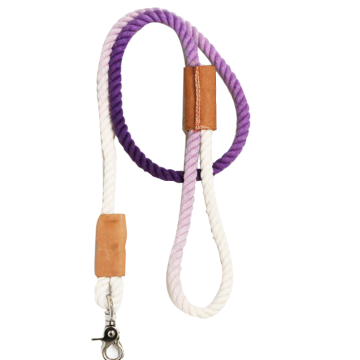 White Cotton Rope Dog Leashes