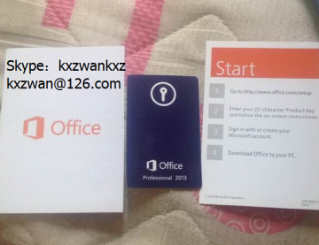 Office 2013 pro PKC with FPP Key coa label