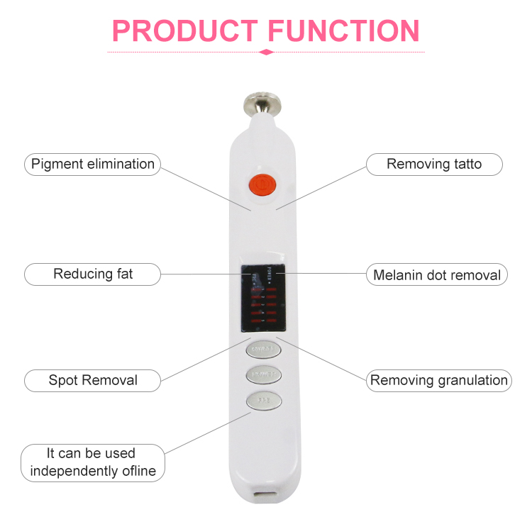 Skin freckle spot ance scar mole tattoo wrinkle plasma removal pen laser portable for commercial & home use 50HZ