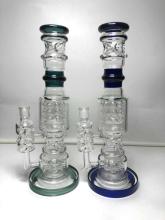 Smoking Water Bongs with Vortexs and Multiple Filters
