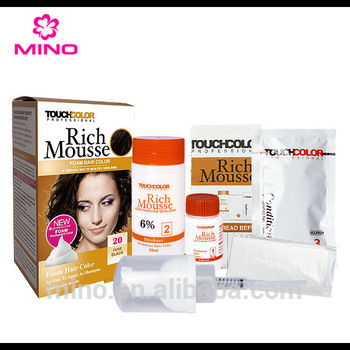 OEM Rich Foam Neutral Black Color Hair Cream