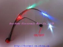 crash helmet safe LED flash light