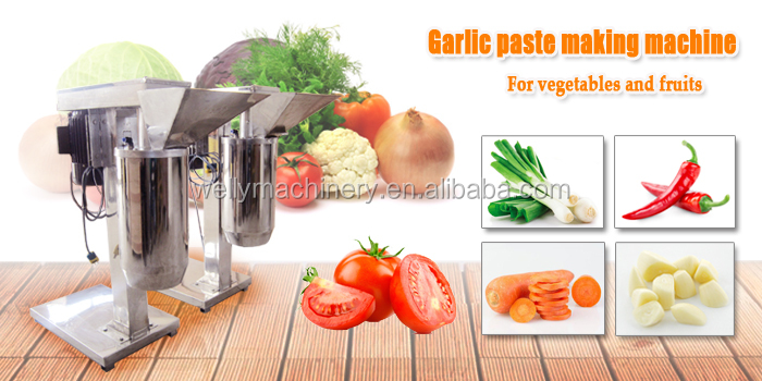 Factory price automatic mashed potato grinding machine/chilli paste machine/ginger garlic paste making machine