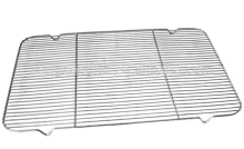 Chrome Plated Steel Wire Ribbed Icing Grate for Pastry / Bakery