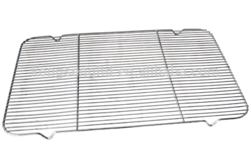 Chrome Plated Steel Wire Ribbed Icing Grate for Pastry / Bakery