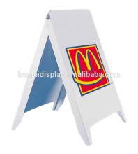Sidewalk sign plastic, collapsible display stands