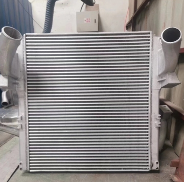 Radiator for portable air compressors