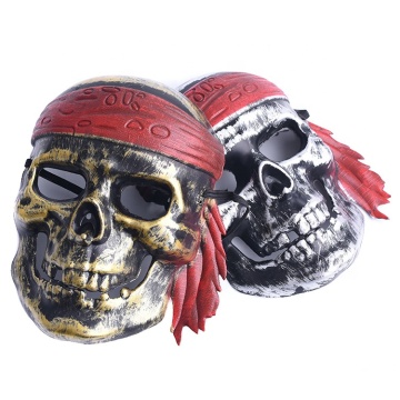 Direct Manufacturer Sale: Halloween Cosplay, Scary Ghost Festival, Skull, Pirate, Retro Masks