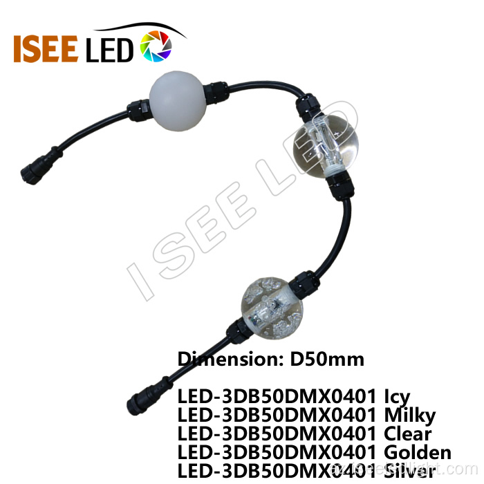 Mərhələ işıqlandırması üçün peşəkar 3D LED Ball DMX