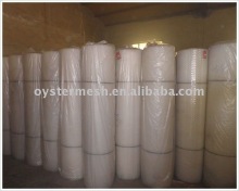white plastic flat netting