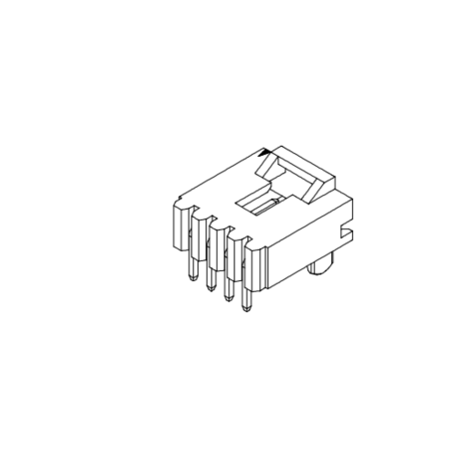 2,54mm sân 90 ° wafer AW2547RA-F-XP-G