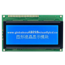 19264 graphics LCD module, blue mode, negative, transmissive