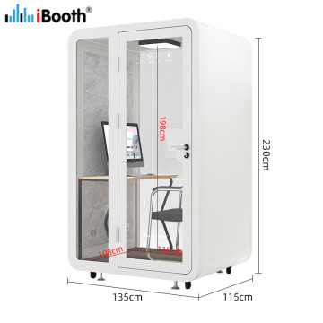 Soundproof Office Pod Meeting Booth Modern Cabine