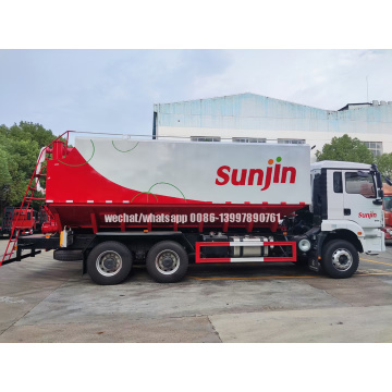 Shacman H3000 6x4 35cbm Animal / poulet / volaille / Farm Feed Transport Truck (Système hydraulique)