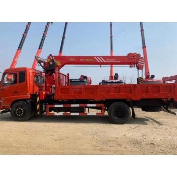 Dongfeng Lipat Boom Truck Crane untuk Pembinaan Bandar