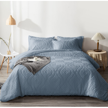 Ketibaan Baru Tufted Duvetcover Twin King Bedding Set