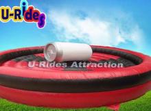 Joystick Control Red Mat Mechanical Rodeo Bull Bottle Shape