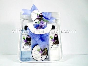 lavender bath products with nice bag