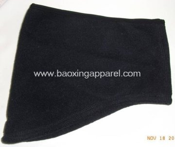 polar fleece headband with earmuff - Black