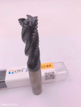 Roughing tungsten carbide end mill