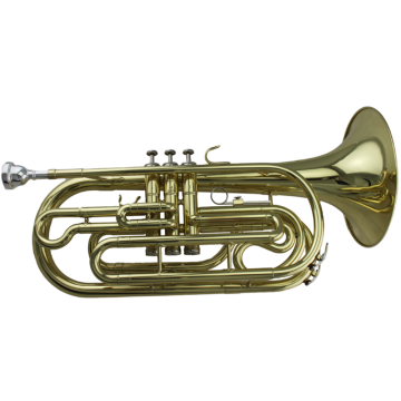 Popular grade gold lacquer Marching trombone Tone Bb