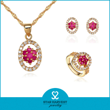 Gold Plated Sterling Silver Jewelry Set