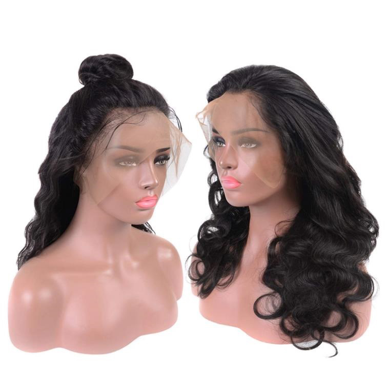 360 Lace Frontal Wigs Pre Plucked With Baby Hair Brazilian Body Wave Human Hair 150 density Lace Front Wig for Black Women