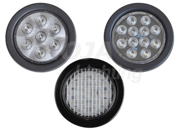 Back-up Light, 4 inch Round LED led round back up lights