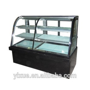 2014 new!!frige and warmer combine display case manufacturer