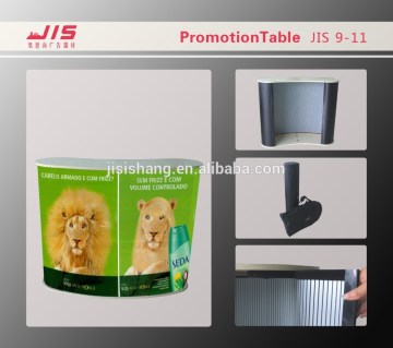 JIS9-11,Advertising exhibition display promotion trade show usage,Arc-shaped PP board Promotion Counter