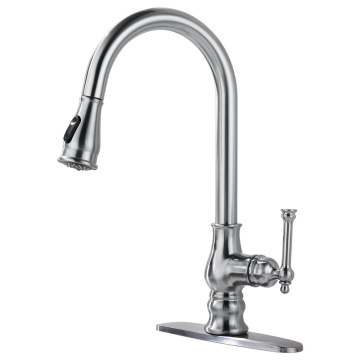 Pull Out Kitchen Mixer With Spray