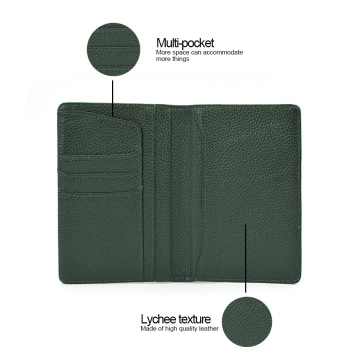 Högkvalitativt anpassat logotyp Passport Holder Cover Case