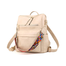 High Quality Custom Multipurpose Satchel Women Lady PU Leather Travel Backpack