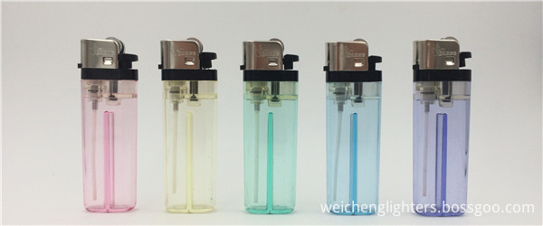 7.3cm Disposable Transparent Lighter