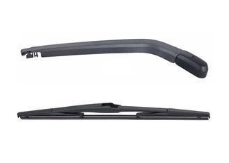 Black Automobile Rear Window Wiper Blades Replacement Rubbe