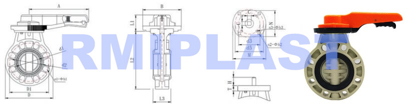 Pp Butterfly Valve Data