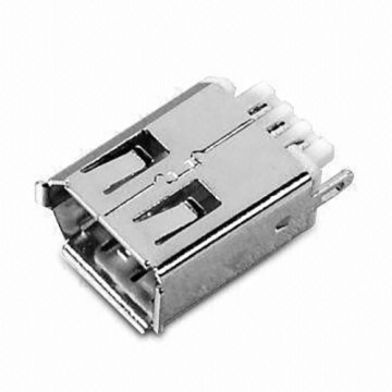 Solder Type 6Pin Straight Receptacle Connector