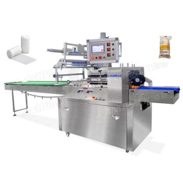 Horizontal Automatic Cotton Gauze Pillow Pack Packaging Machine