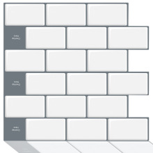 Instant stick mosaic self-adhesive vinyl tile wall