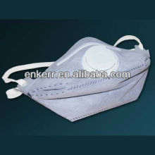 CE FFP3 DUST MASK with valved, FOLDABLE VALVED FACE MASK